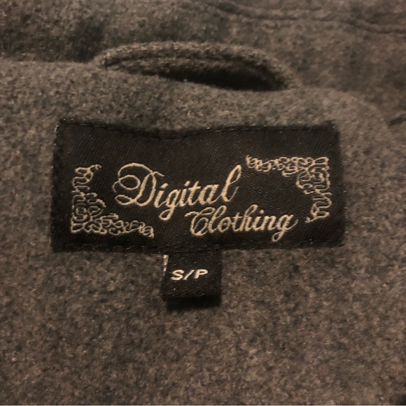 3/40$ Digital Clothing - Dark Grey Coat - Picture 3 of 5